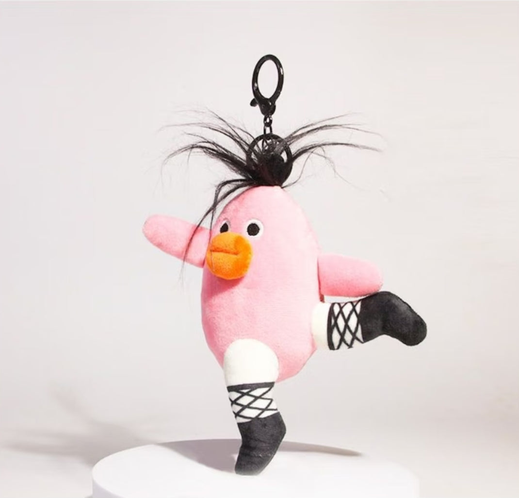 Ugly Cute Plush Keychain Backpack Charm – Funny Bag Pendant, Key Ring, Ugly Doll Accessory for Bags & Keys
