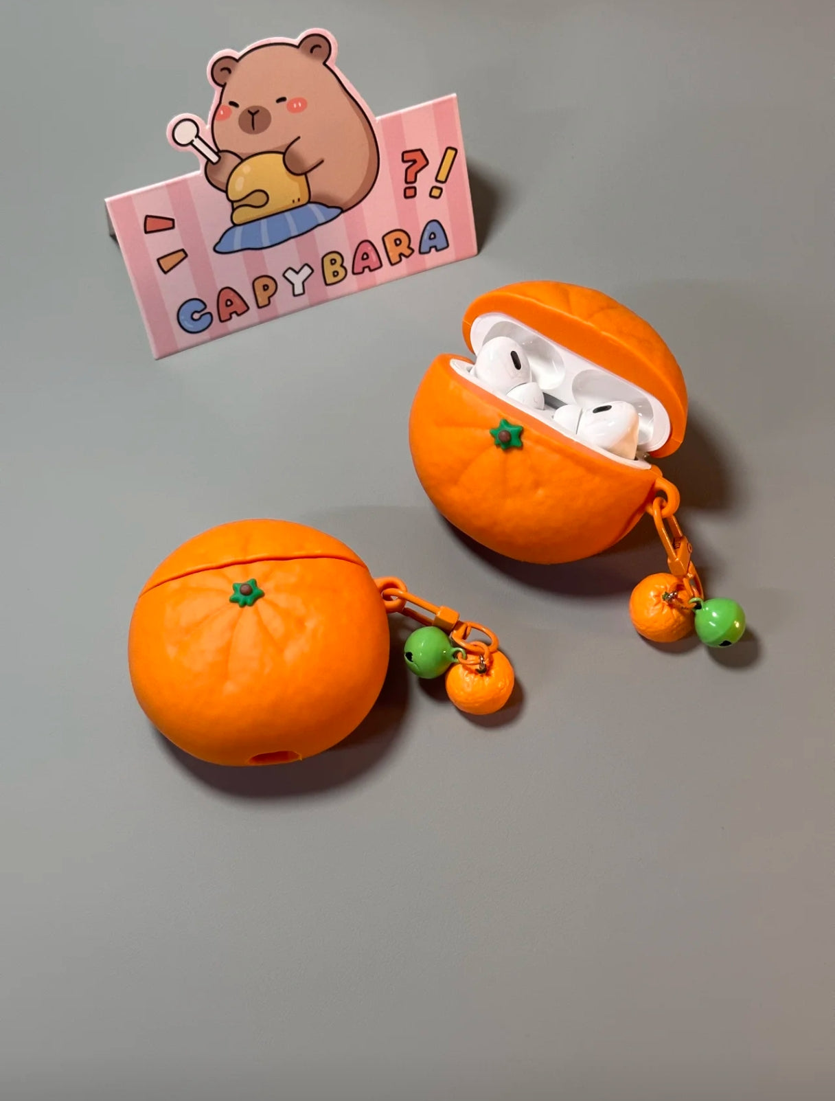Cute Orange Carton AirPods® Case
