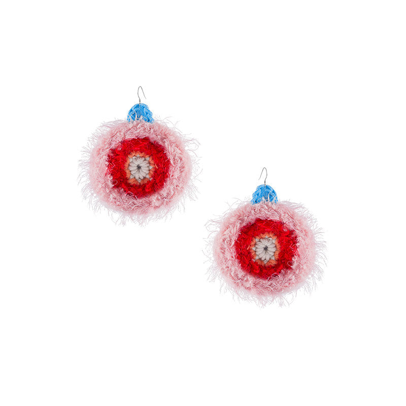 Candy Orbit Fringe Earrings